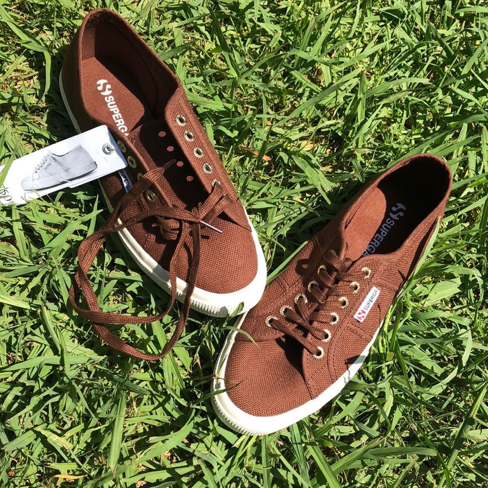 Superga brown sneakers